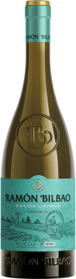 16,95 € Spedizione Gratuita | Vino bianco Ramón Bilbao Edición Limitada Lías Crianza D.O. Rueda Castilla y León Spagna Verdejo Bottiglia 75 cl