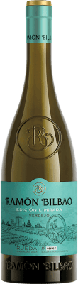 16,95 € Envío gratis | Vino blanco Ramón Bilbao Edición Limitada Lías Crianza D.O. Rueda Castilla y León España Verdejo Botella 75 cl