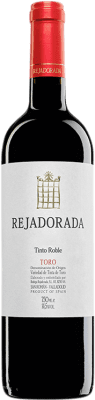 10,95 € 免费送货 | 红酒 Rejadorada 橡木 D.O. Toro 卡斯蒂利亚莱昂 西班牙 Tempranillo 瓶子 75 cl