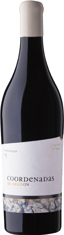 25,95 € Free Shipping | Red wine Aradón Coordenadas Aged D.O.Ca. Rioja The Rioja Spain Tempranillo Bottle 75 cl