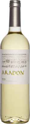7,95 € Envio grátis | Vinho branco Aradón Jovem D.O.Ca. Rioja La Rioja Espanha Macabeo Garrafa 75 cl