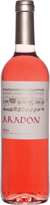 7,95 € Kostenloser Versand | Rosé-Wein Aradón Jung D.O.Ca. Rioja La Rioja Spanien Grenache Flasche 75 cl