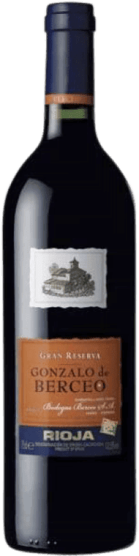 15,95 € 免费送货 | 红酒 Berceo Gonzalo 大储备 D.O.Ca. Rioja 拉里奥哈 西班牙 Tempranillo, Grenache, Graciano 瓶子 75 cl