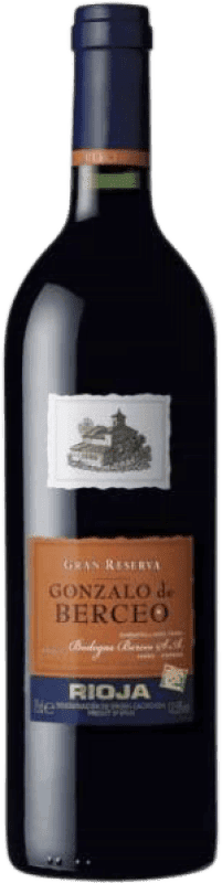 15,95 € Free Shipping | Red wine Berceo Gonzalo Grand Reserve D.O.Ca. Rioja The Rioja Spain Tempranillo, Grenache, Graciano Bottle 75 cl