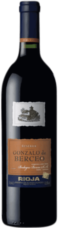 16,95 € Kostenloser Versand | Rotwein Berceo Gonzalo Reserve D.O.Ca. Rioja La Rioja Spanien Tempranillo, Grenache, Graciano Flasche 75 cl