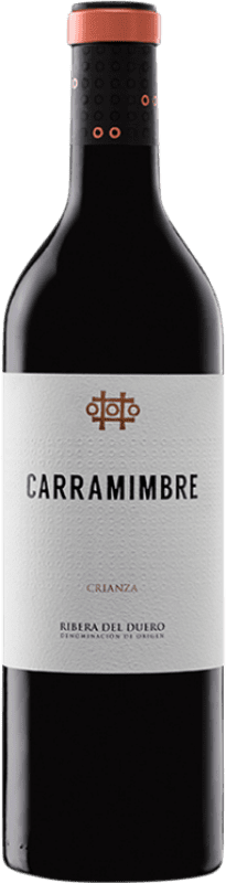 19,95 € Free Shipping | Red Wine Carramimbre Crianza — Aged D.O. Ribera del Duero Castilla y León Spain Tempranillo, Cabernet Sauvignon Bottle 75 cl