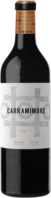 27,95 € 免费送货 | 红酒 Carramimbre 预订 D.O. Ribera del Duero 卡斯蒂利亚莱昂 西班牙 Tempranillo, Cabernet Sauvignon 瓶子 75 cl