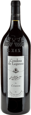 8,95 € Spedizione Gratuita | Vino Rosso Condesa de Leganza Crianza — Invecchiato in Botte D.O. La Mancha Castilla la Mancha y Madrid Spagna Tempranillo Bottiglia Magnum 1,5 L