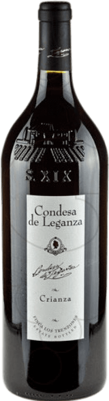8,95 € Free Shipping | Red Wine Condesa de Leganza Crianza — Aged D.O. La Mancha Castilla la Mancha y Madrid Spain Tempranillo Magnum Bottle 1,5 L