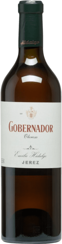 23,95 € Free Shipping | Fortified wine Emilio Hidalgo Gobernador Oloroso D.O. Jerez-Xérès-Sherry Andalucía y Extremadura Spain Palomino Fino Bottle 75 cl