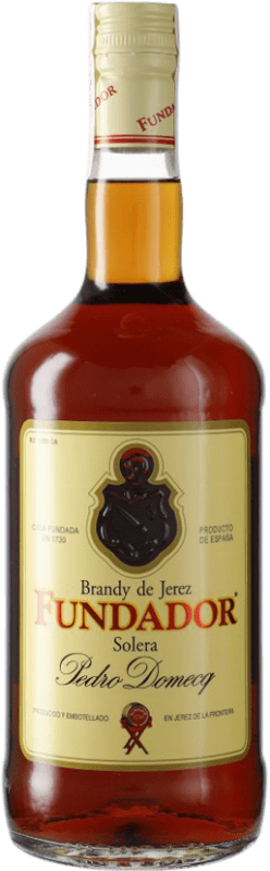 18,95 € Spedizione Gratuita | Brandy Pedro Domecq Fundador Spagna Bottiglia 1 L