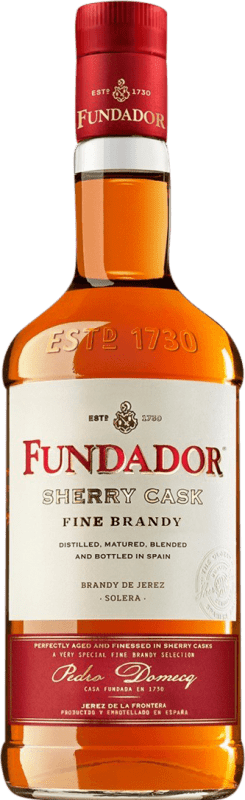 18,95 € Spedizione Gratuita | Brandy Pedro Domecq Fundador Cask Finish — Affinato in Botte D.O. Jerez-Xérès-Sherry Andalusia Spagna 1 L