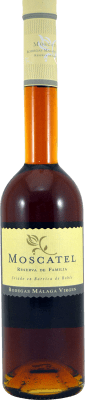13,95 € Kostenloser Versand | Verstärkter Wein Málaga Virgen Reserva de la Familia Reserve D.O. Sierras de Málaga Andalucía y Extremadura Spanien Muscat Medium Flasche 50 cl