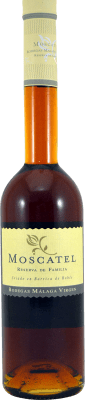 13,95 € Kostenloser Versand | Verstärkter Wein Málaga Virgen Reserva de la Familia Reserve D.O. Sierras de Málaga Andalucía y Extremadura Spanien Muskat Medium Flasche 50 cl