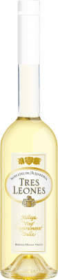 12,95 € Envio grátis | Vinho Generoso Fortificado Málaga Virgen Tres Leones D.O. Sierras de Málaga Andalucía y Extremadura Espanha Moscato Garrafa Medium 50 cl
