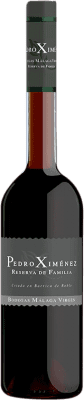 18,95 € Envio grátis | Vinho Generoso Fortificado Málaga Virgen Reserva da Família D.O. Sierras de Málaga Andalucía y Extremadura Espanha Pedro Ximénez Garrafa Medium 50 cl