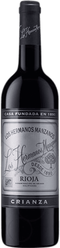 7,95 € Free Shipping | Red Wine Manzanos Los Hermanos Crianza — Aged D.O.Ca. Rioja The Rioja Spain Tempranillo, Garnacha — Grenache Bottle 75 cl