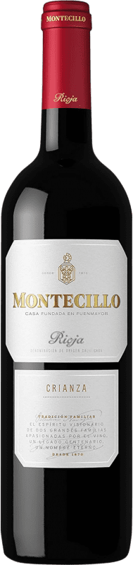 8,95 € Kostenloser Versand | Rotwein Montecillo Alterung D.O.Ca. Rioja La Rioja Spanien Flasche 75 cl
