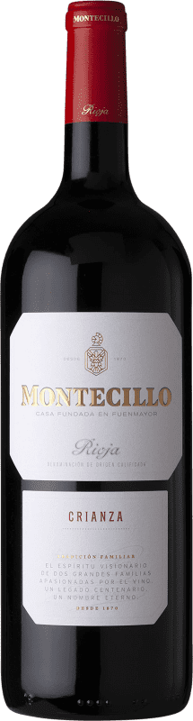 19,95 € 免费送货 | 红葡萄酒 Montecillo Crianza — 陈酿 D.O.Ca. Rioja 拉里奥哈 西班牙 大瓶 — Magnum 1,5 L
