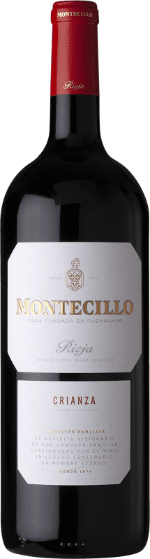 18,95 € Envoi gratuit | Vin rouge Montecillo Crianza D.O.Ca. Rioja La Rioja Espagne Bouteille Magnum 1,5 L