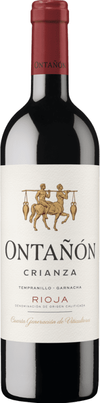 9,95 € Spedizione Gratuita | Vino Rosso Ontañón Crianza — Invecchiato in Botte D.O.Ca. Rioja La Rioja Spagna 75 cl