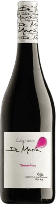 3,95 € 送料無料 | 赤ワイン Patrocinio Lágrimas de María 若い D.O.Ca. Rioja ラ・リオハ スペイン Tempranillo ボトル 75 cl