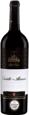 14,95 € Free Shipping | Red wine Piqueras Castillo de Almansa Selecció Aged D.O. Almansa Castilla la Mancha y Madrid Spain Bottle 75 cl