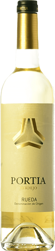 9,95 € Kostenloser Versand | Weißwein Portia Jung D.O. Rueda Kastilien und León Spanien Verdejo Flasche 75 cl