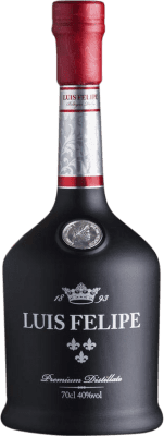 101,95 € Envio grátis | Brandy Conhaque Rubio Luis Felipe Grande Reserva Espanha Garrafa 70 cl