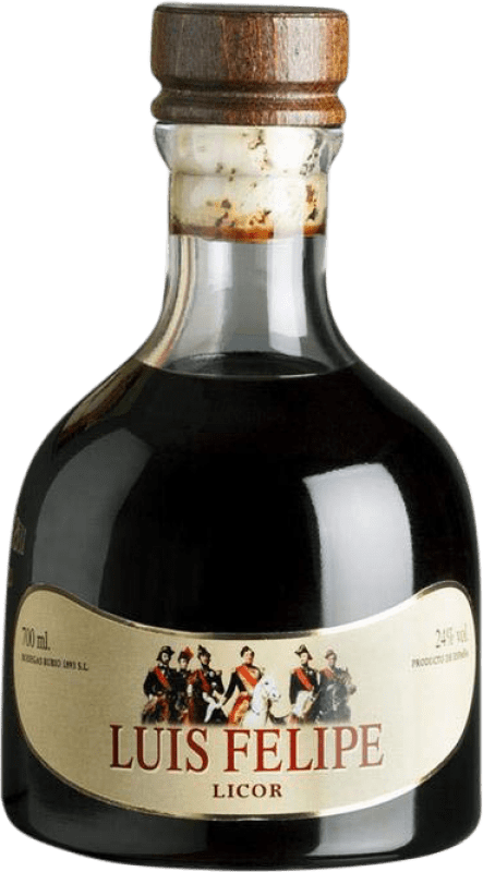 92,95 € 免费送货 | 利口酒 Rubio Luis Felipe 西班牙 70 cl Brandy — 白兰地