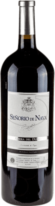 26,95 € 送料無料 | 赤ワイン Señorío de Nava Crianza — クリアンサ D.O. Ribera del Duero カスティーリャ・イ・レオン スペイン Tempranillo — テンプラニーリョ マグナムボトル 1,5 L