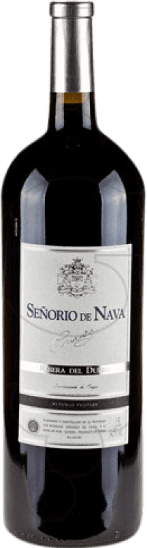 25,95 € Envio grátis | Vinho tinto Señorío de Nava Crianza D.O. Ribera del Duero Castela e Leão Espanha Tempranillo Garrafa Magnum 1,5 L