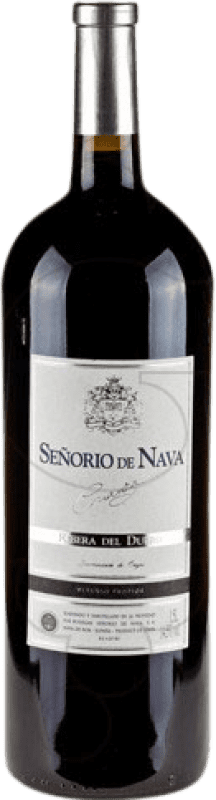25,95 € Envío gratis | Vino tinto Señorío de Nava Crianza D.O. Ribera del Duero Castilla y León España Tempranillo Botella Magnum 1,5 L