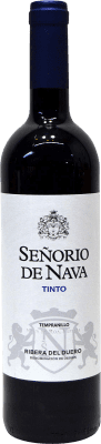 7,95 € Envío gratis | Vino tinto Señorío de Nava Joven D.O. Ribera del Duero Castilla y León España Tempranillo Botella 75 cl
