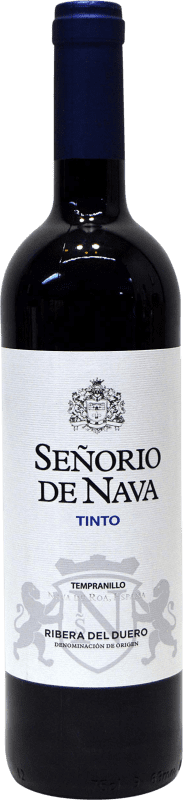 8,95 € Free Shipping | Red Wine Señorío de Nava Young D.O. Ribera del Duero Castilla y León Spain Tempranillo 75 cl