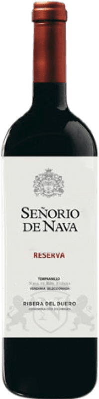 19,95 € Free Shipping | Red wine Señorío de Nava Reserve D.O. Ribera del Duero Castilla y León Spain Tempranillo Bottle 75 cl