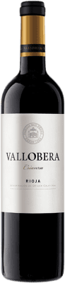 11,95 € Free Shipping | Red wine Vallobera Aged D.O.Ca. Rioja The Rioja Spain Tempranillo Bottle 75 cl