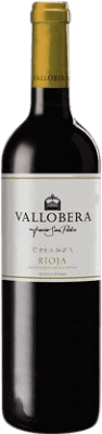 5,95 € 送料無料 | 赤ワイン Vallobera 高齢者 D.O.Ca. Rioja ラ・リオハ スペイン Tempranillo ハーフボトル 37 cl