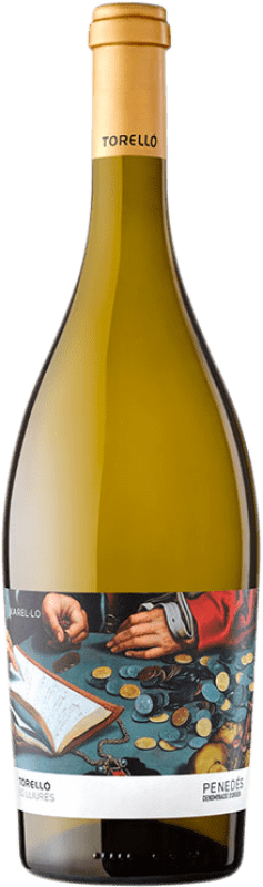 11,95 € Free Shipping | White Wine Torelló 50 Lliures D.O. Penedès Catalonia Spain Xarel·lo Eco — Organic Bottle 75 cl