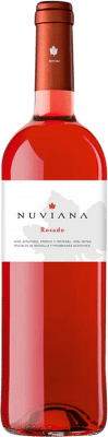 5,95 € Envío gratis | Vino rosado Belver de Cinca Nuviana Joven I.G.P. Vino de la Tierra del Valle del Cinca Aragón España Tempranillo, Cabernet Sauvignon Botella 75 cl