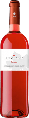 6,95 € Envío gratis | Vino rosado Belver de Cinca Nuviana Joven I.G.P. Vino de la Tierra del Valle del Cinca Aragón España Tempranillo, Cabernet Sauvignon Botella 75 cl