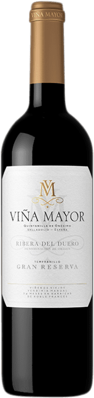 46,95 € Envío gratis | Vino tinto Viña Mayor Gran Reserva D.O. Ribera del Duero Castilla y León España Botella 75 cl