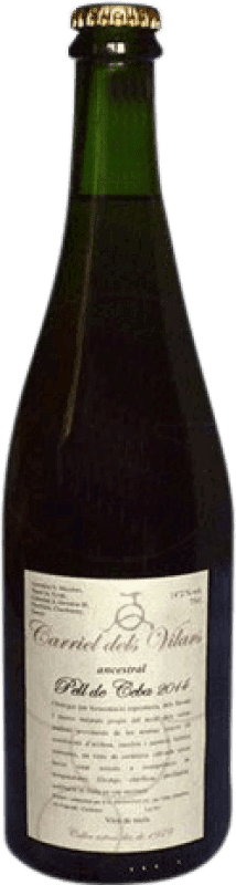 15,95 € Free Shipping | Rosé Sparkling Wine Carriel dels Vilars Ancestral Pell de Ceba Catalonia Spain Syrah — Shiraz, Garnacha — Grenache, Cabernet Sauvignon, Mazuelo, Cariñena — Carignan, Macabeo, Xarel·lo, Chardonnay, Parellada Bottle 75 cl