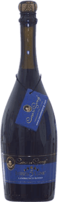 10,95 € Бесплатная доставка | Красное игристое вино Dei Giorgi Letizia 5 Lune Rosso сладкий D.O.C. Lambrusco di Sorbara Италия Lambrusco бутылка 75 cl