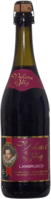 6,95 € Envío gratis | Espumoso tinto Dei Giorgi Violetta Rosso Dulce D.O.C. Lambrusco di Sorbara Italia Lambrusco Botella 75 cl