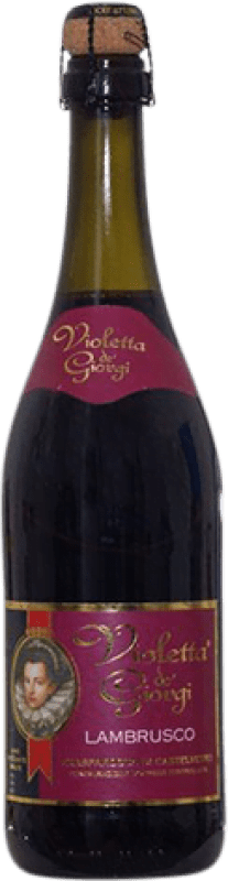 7,95 € Envío gratis | Espumoso Tinto Dei Giorgi Violetta Dulce D.O.C. Lambrusco di Sorbara Italia Lambrusco Botella 75 cl