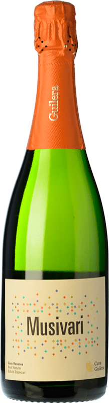 33,95 € Envoi gratuit | Vin Mousseux Blanc Guilera Musivari Brut Nature Grande Réserve D.O. Cava Catalogne Espagne Macabeo — Macabeu, Xarel·lo, Parellada Bouteille 75 cl