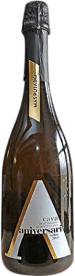 15,95 € Envoi gratuit | Blanc mousseux Maspujado Aniversari Brut Nature Grande Réserve D.O. Cava Catalogne Espagne Macabeo, Xarel·lo, Chardonnay, Parellada Bouteille 75 cl