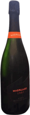 8,95 € Envoi gratuit | Blanc mousseux Maspujado Brut Nature Réserve D.O. Cava Catalogne Espagne Macabeo, Xarel·lo, Parellada Bouteille 75 cl