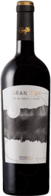 7,95 € Free Shipping | Red wine Hill Gran Toc Aged D.O. Penedès Catalonia Spain Tempranillo, Merlot Bottle 75 cl